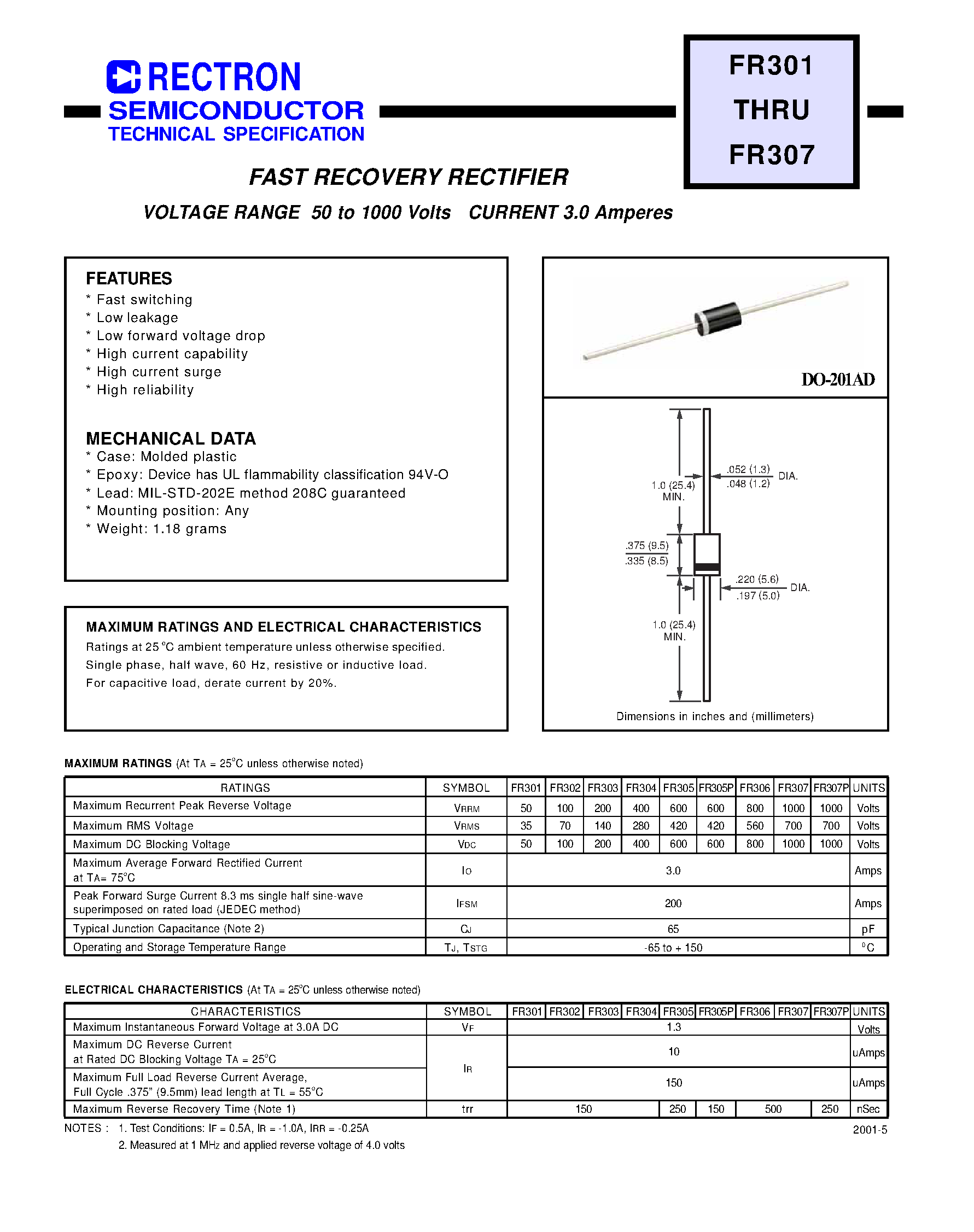 fr306-diode-datasheet