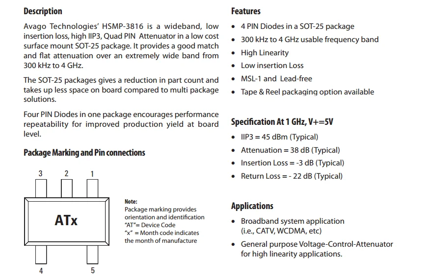 hsmp-3822-datasheet