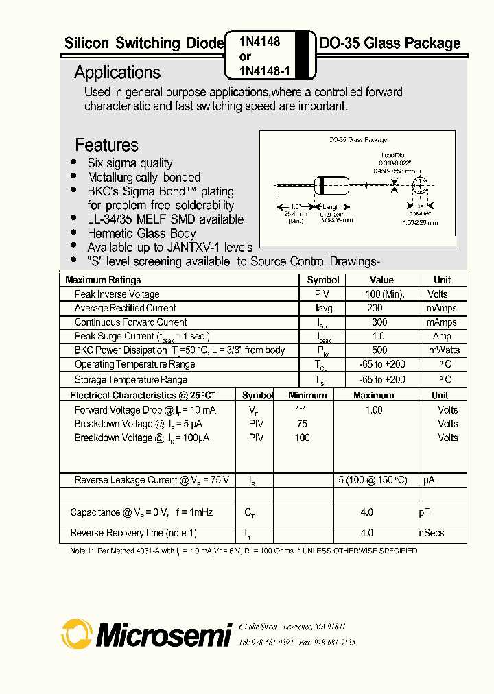1n60p-diode-datasheet