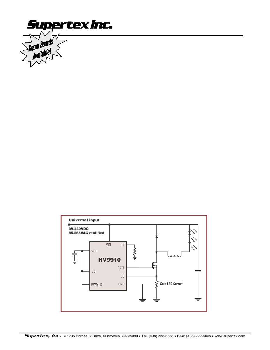 hv9910-datasheet