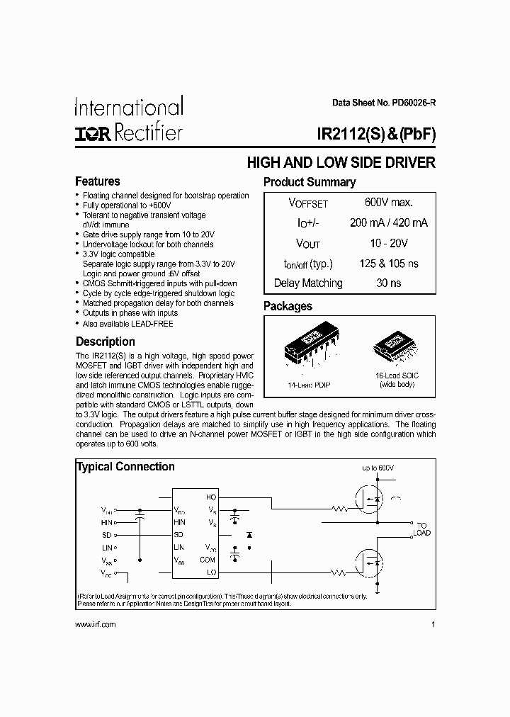 international-rectifier-datasheet international-rectifier-datasheet