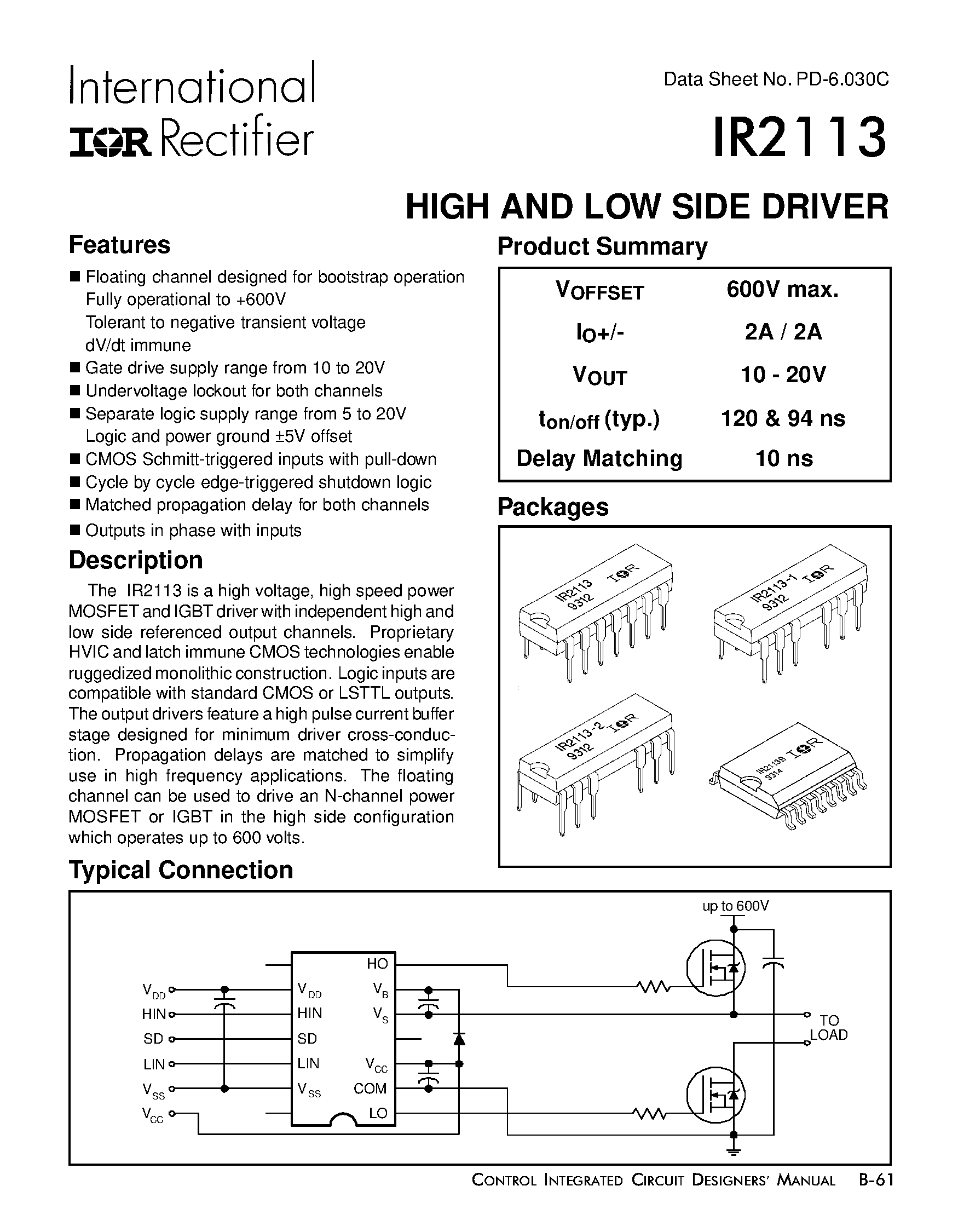 ir-datasheet