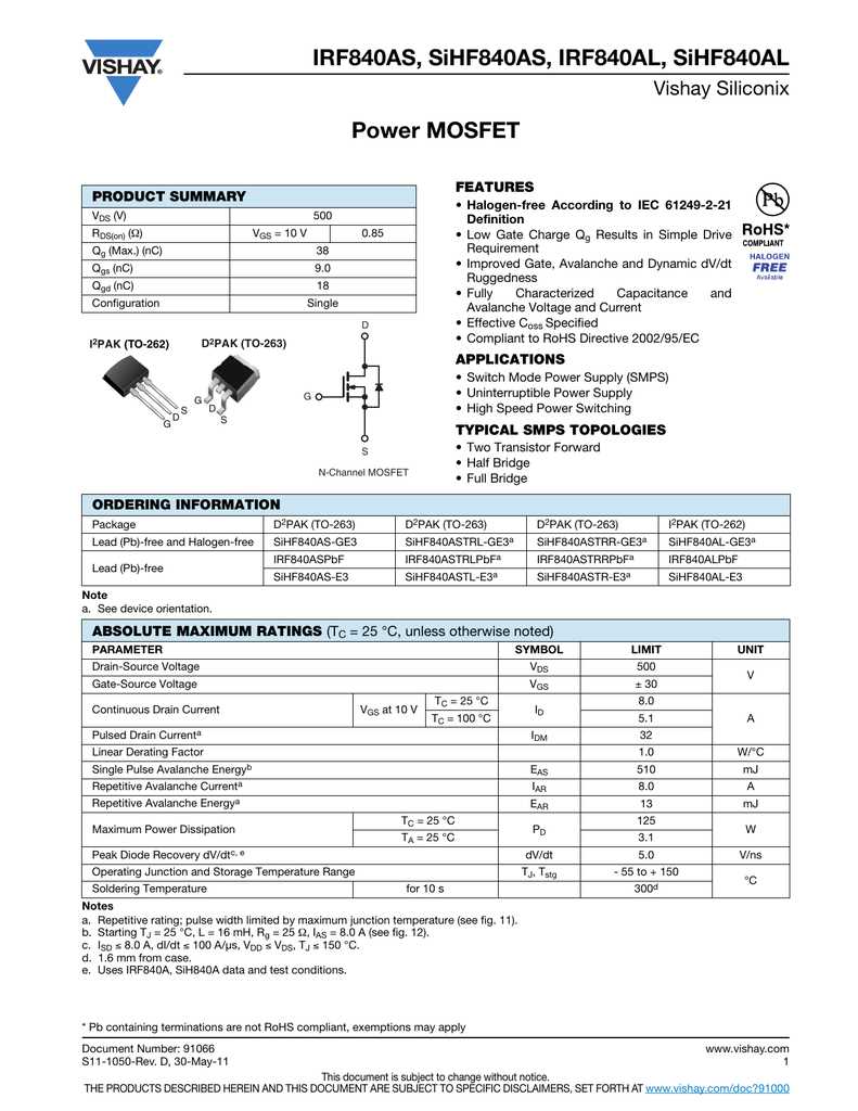 irf840n-datasheet