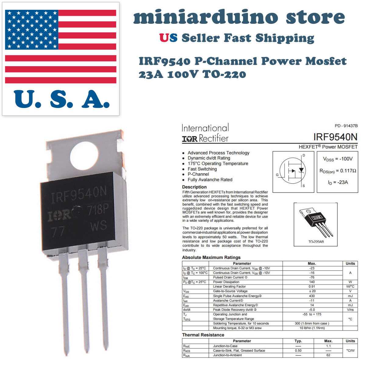 irf9540-mosfet-datasheet