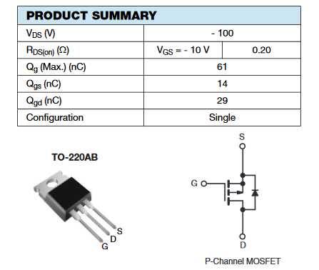 irf9540-mosfet-datasheet