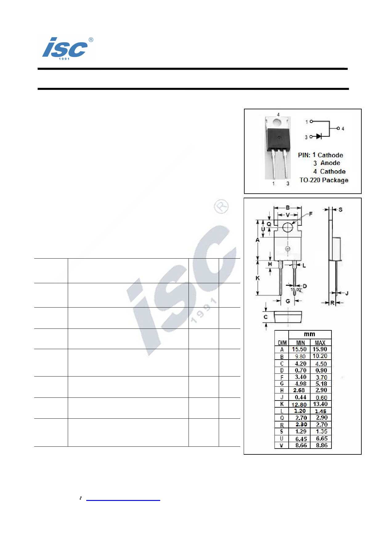 mbr1060-datasheet