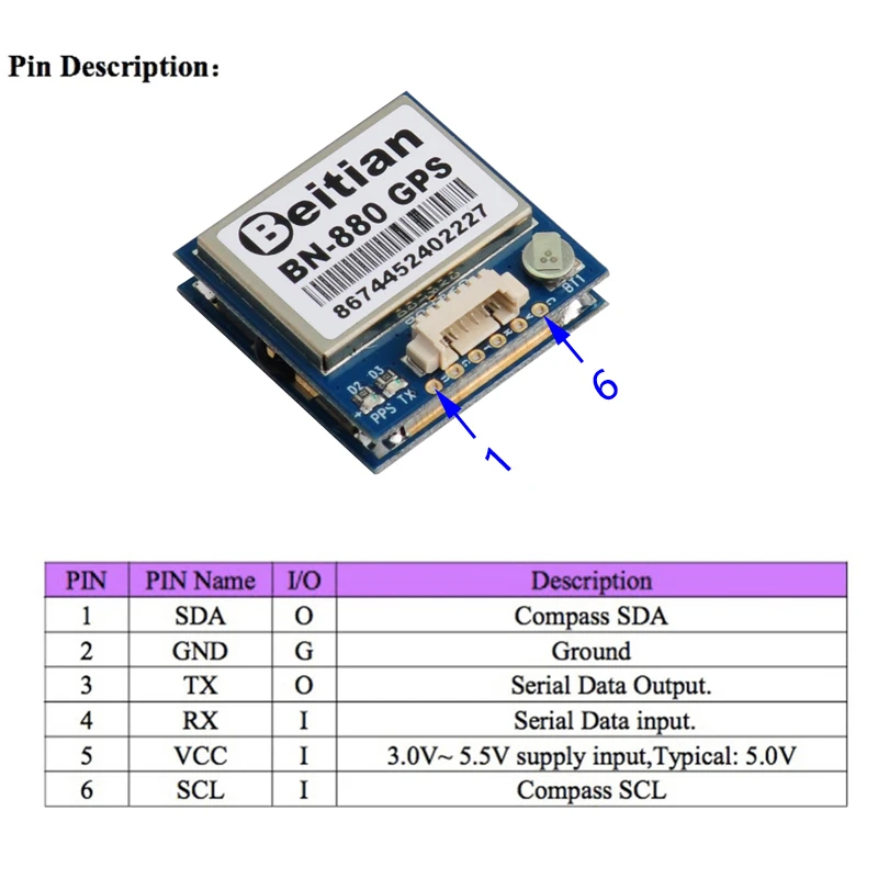 beitian-bn-180-datasheet