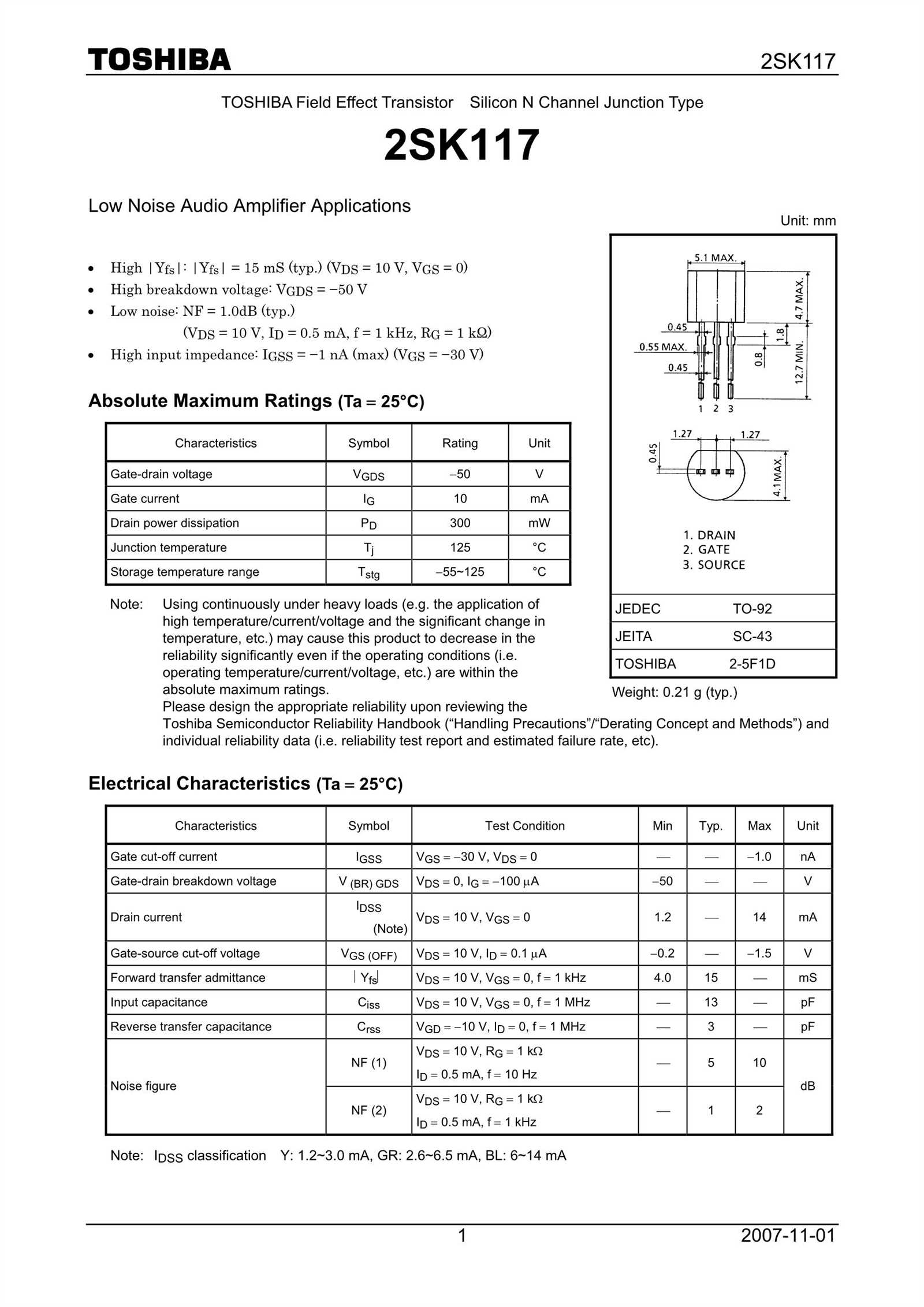 k117-datasheet