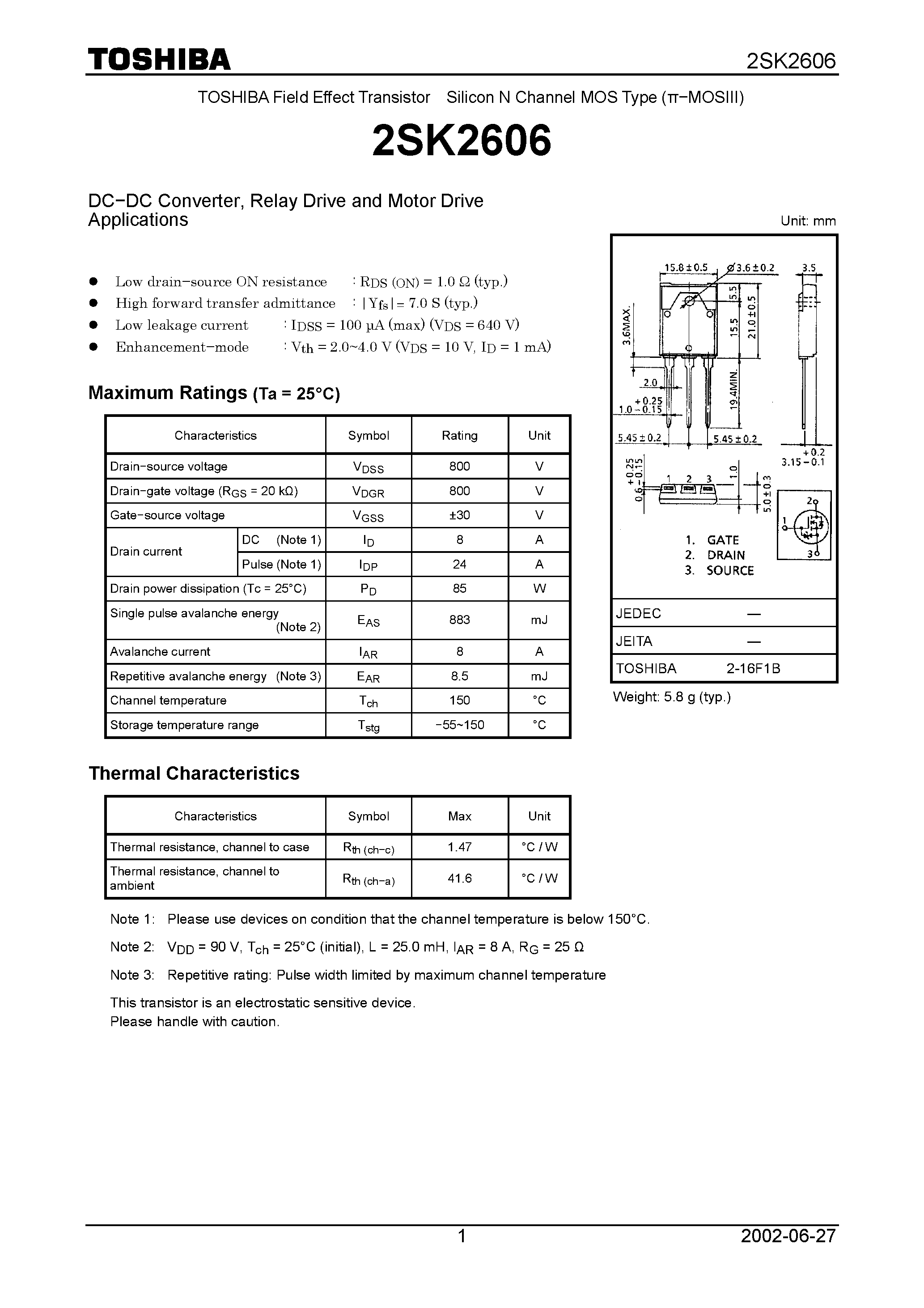 k2837-datasheet k2837-datasheet