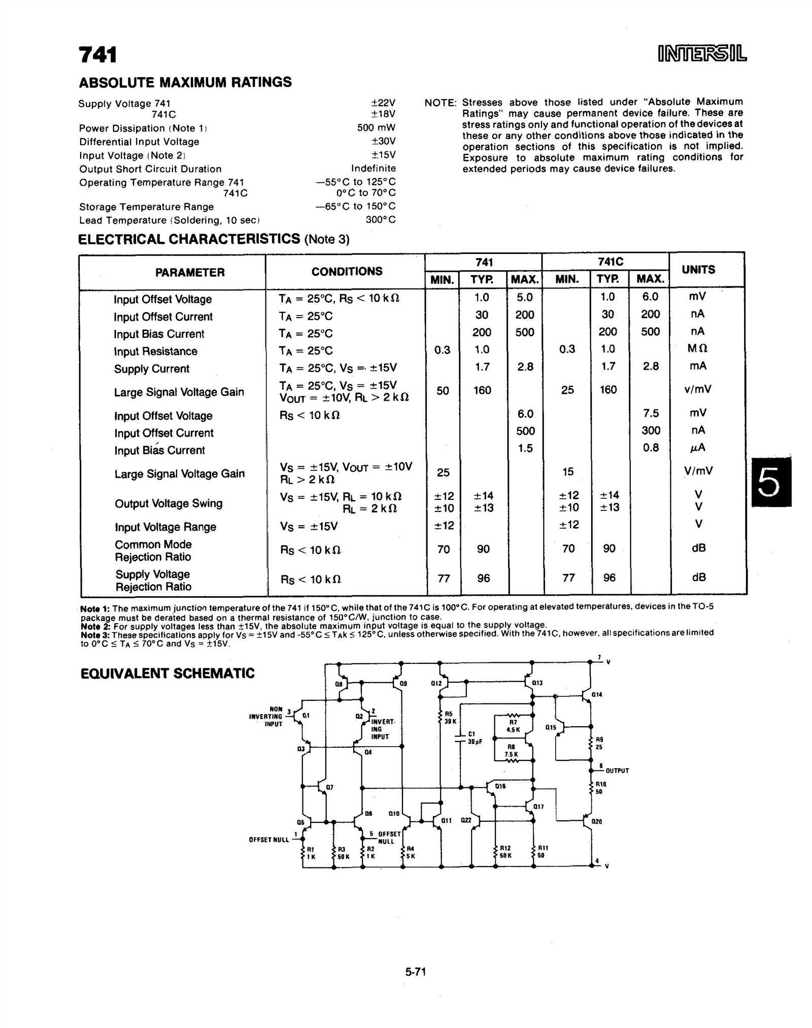ka741-datasheet ka741-datasheet