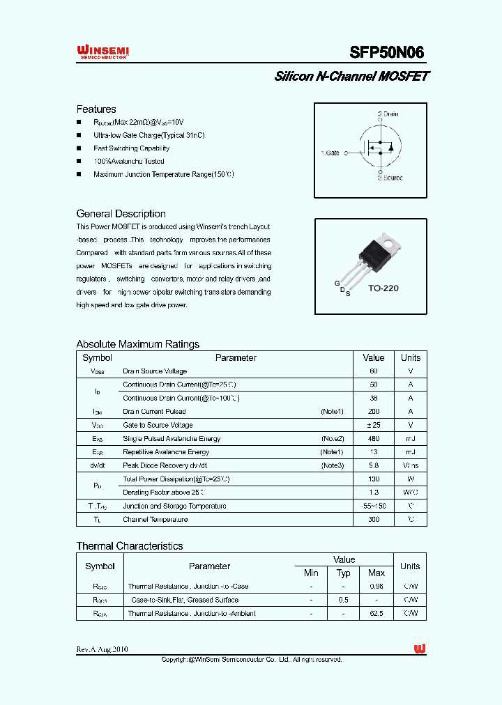 kia50n06-datasheet
