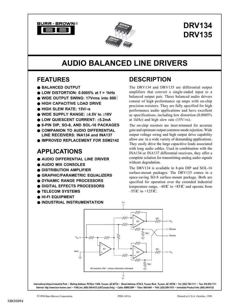 drv135ua-datasheet