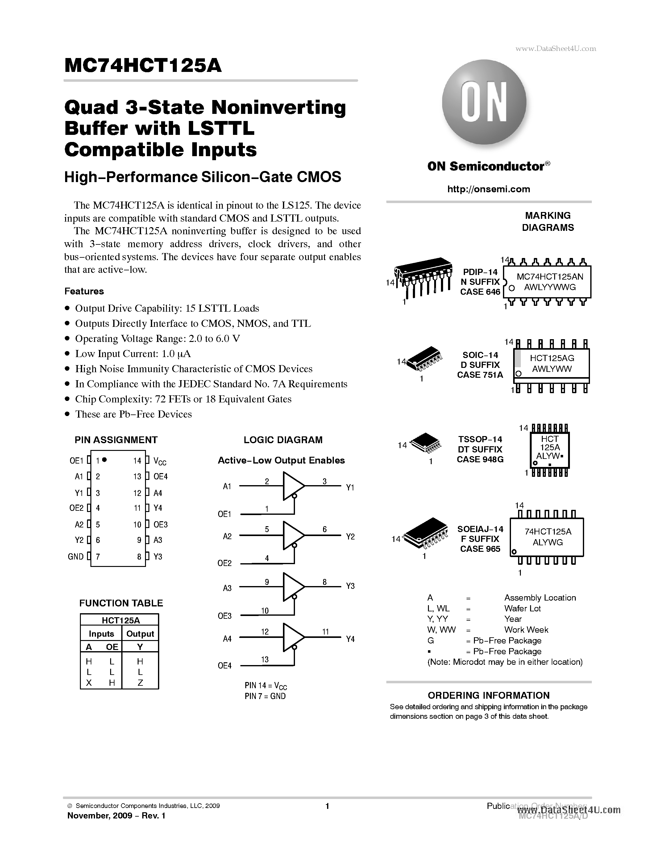 lcx125-datasheet lcx125-datasheet