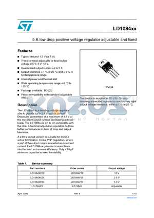 ld1084v-datasheet