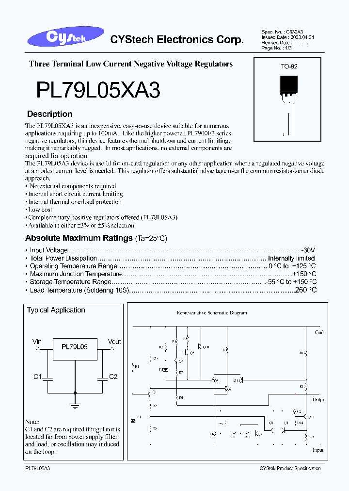 lm79l05-datasheet