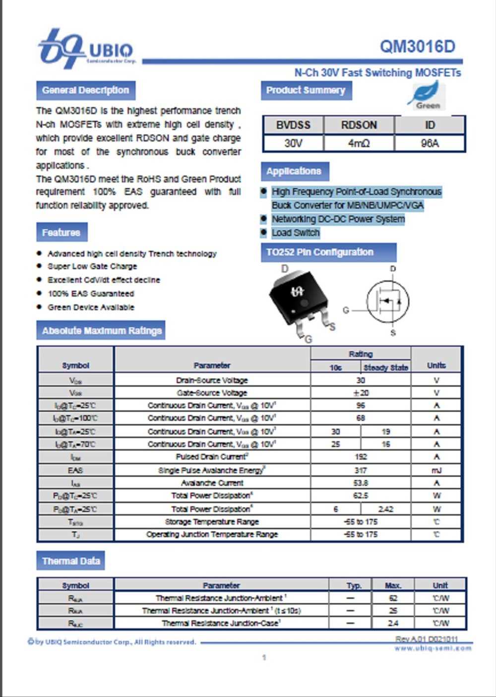 m3016-datasheet