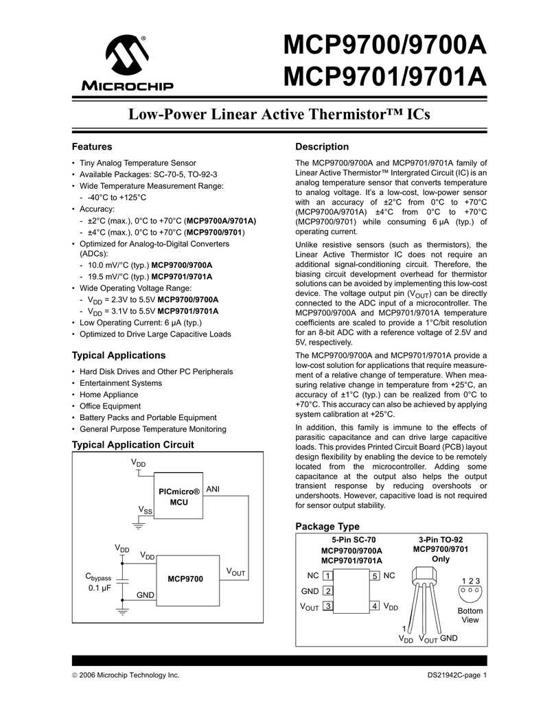 mcp9700at-e-tt-datasheet