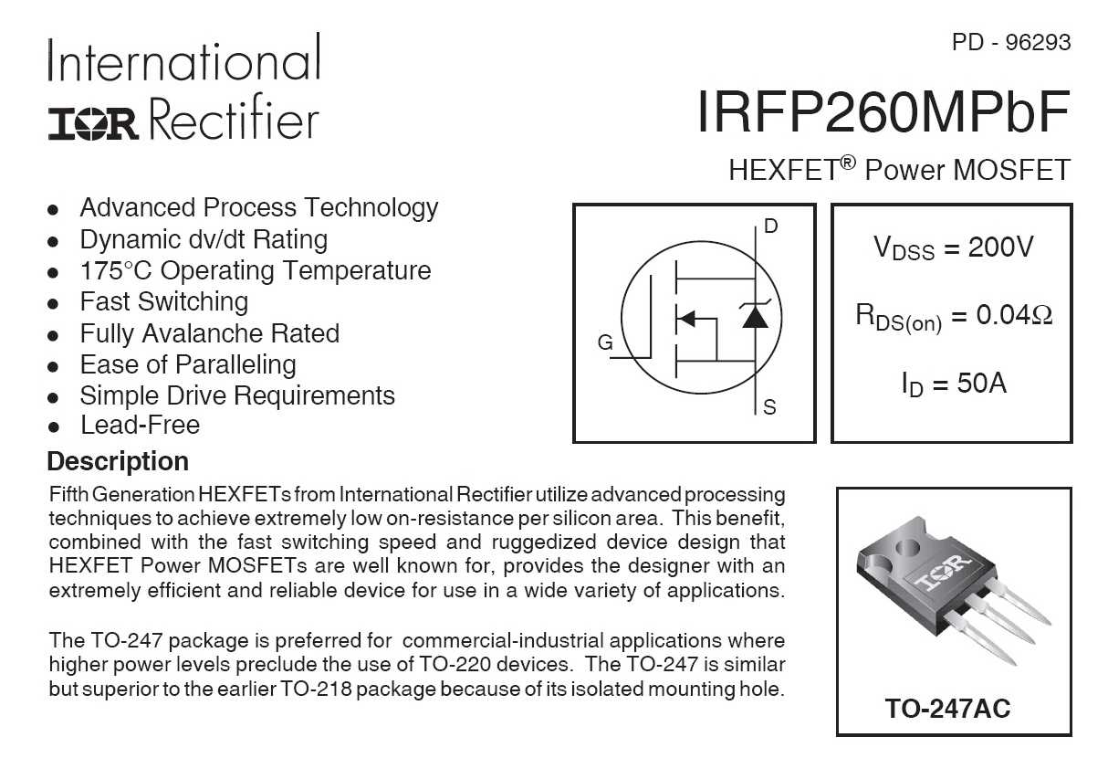 irfp140-datasheet