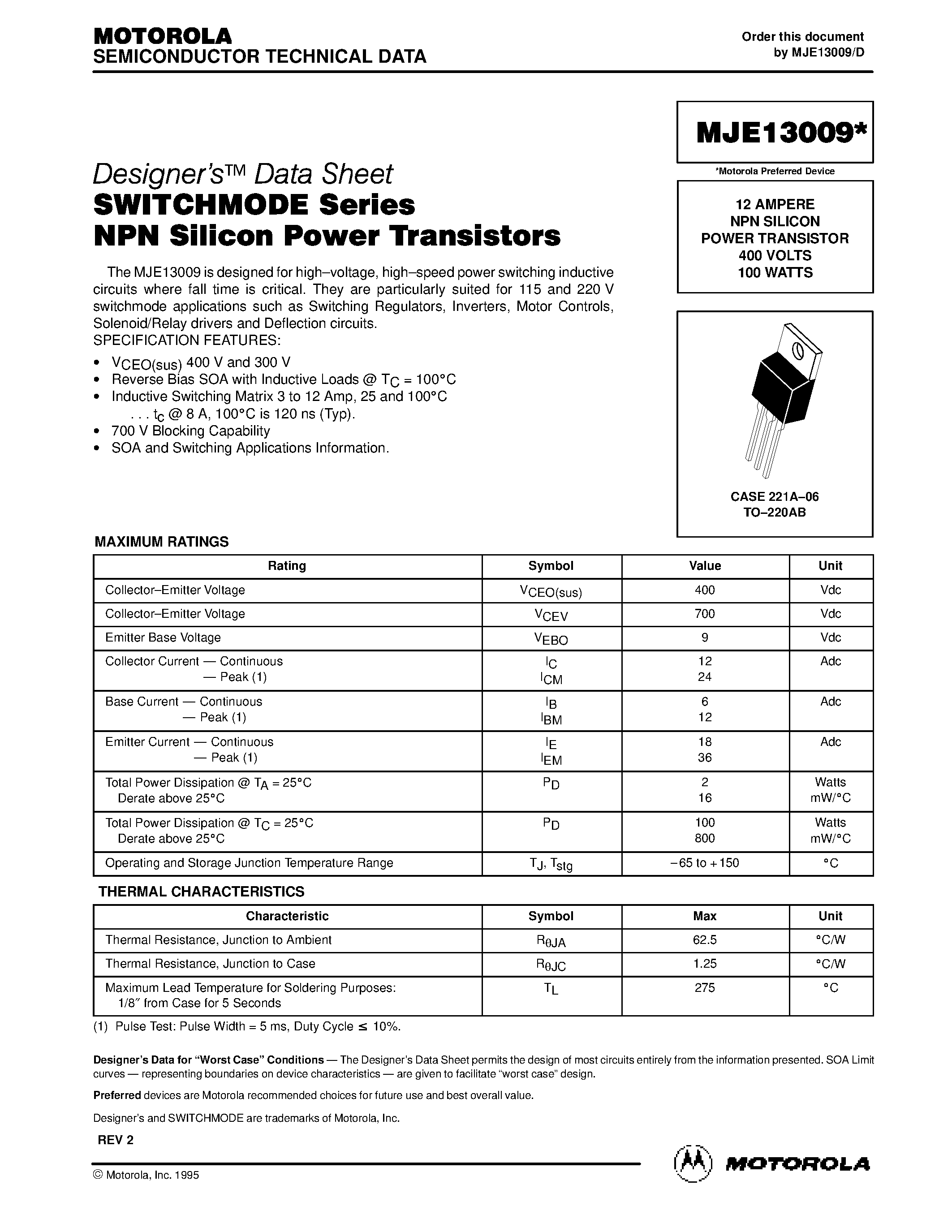 mje13009g-datasheet