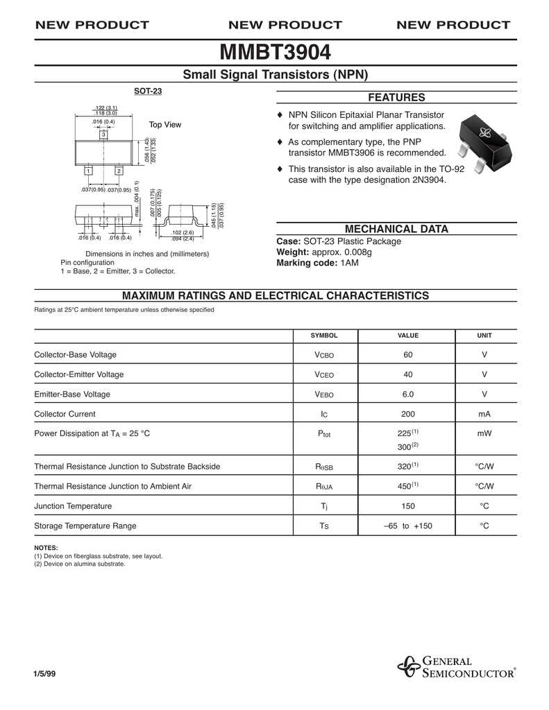 mmbt3904-7-f-datasheet