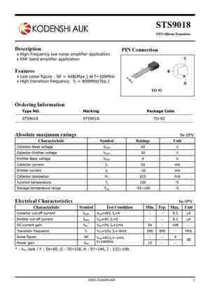 s9018-transistor-datasheet