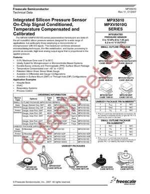 mpx5010gp-datasheet mpx5010gp-datasheet