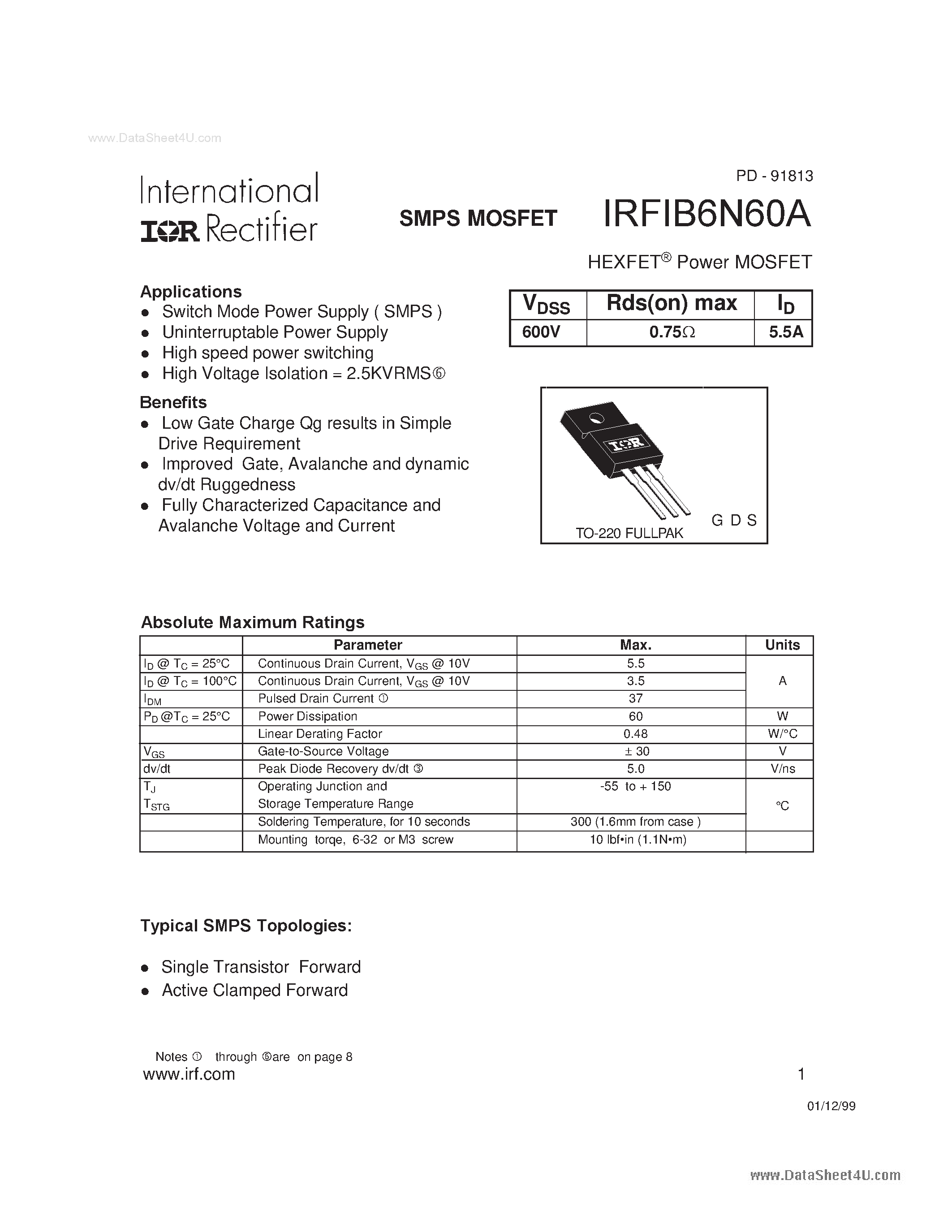 irfib7n50a-datasheet