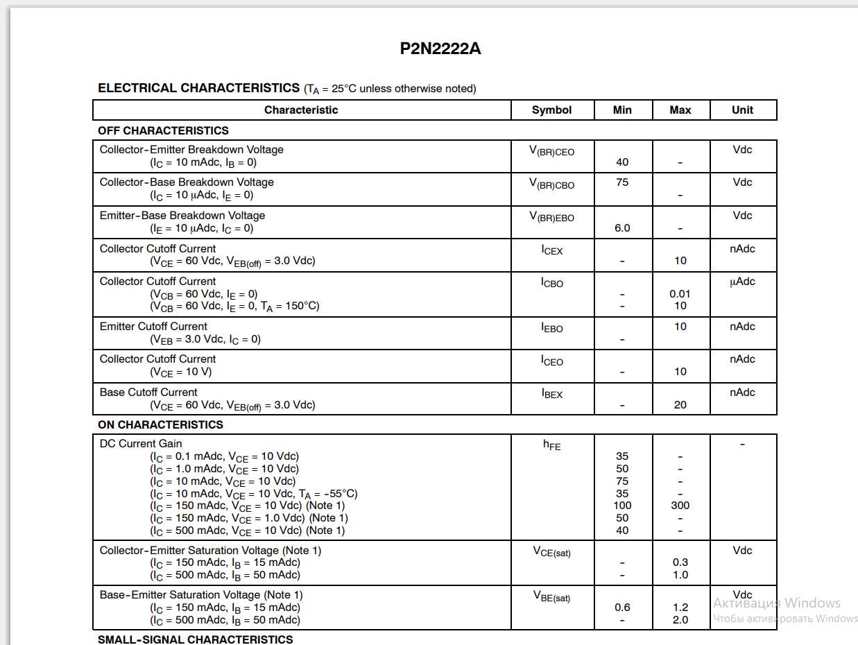 p2n2222a-transistor-datasheet