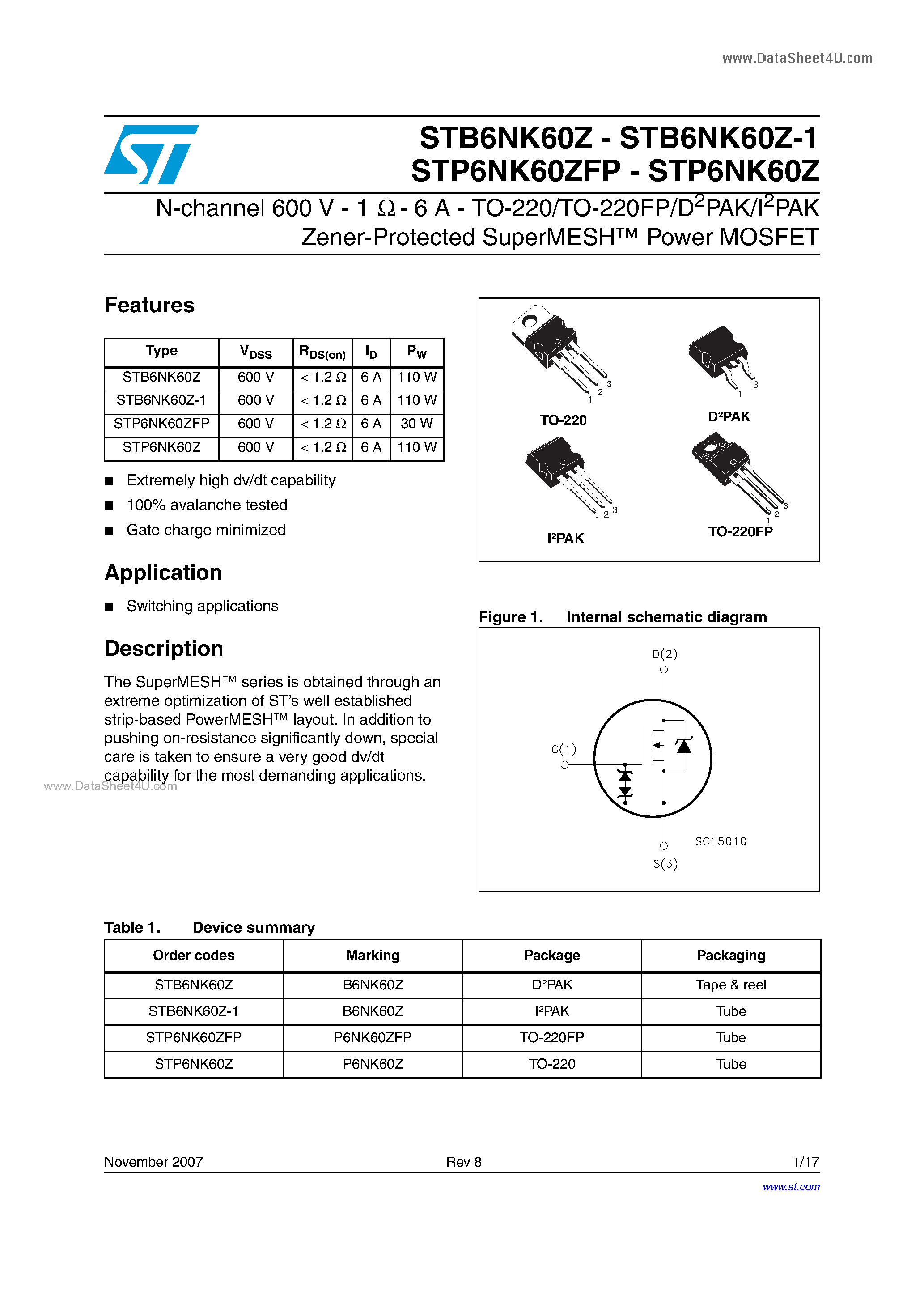 p4nk60z-datasheet