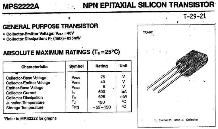 222a-transistor-datasheet