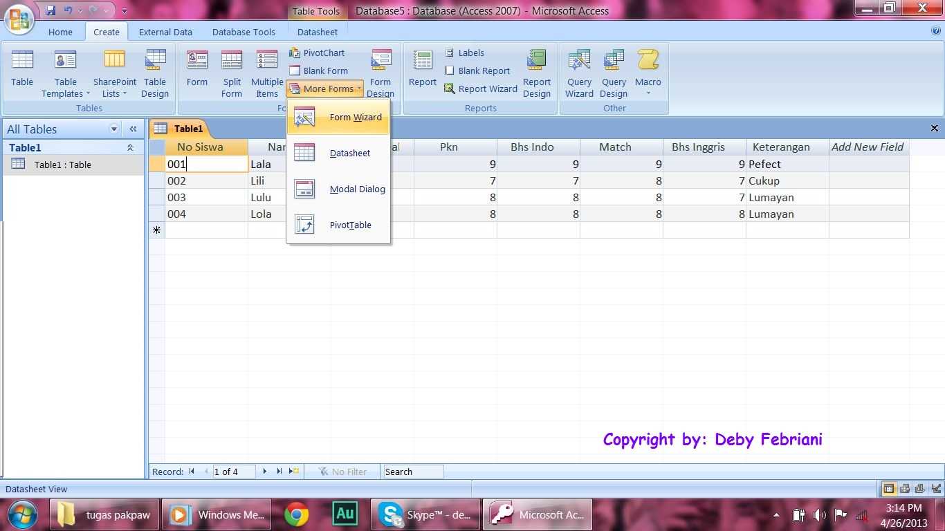 datasheet-view-in-ms-access