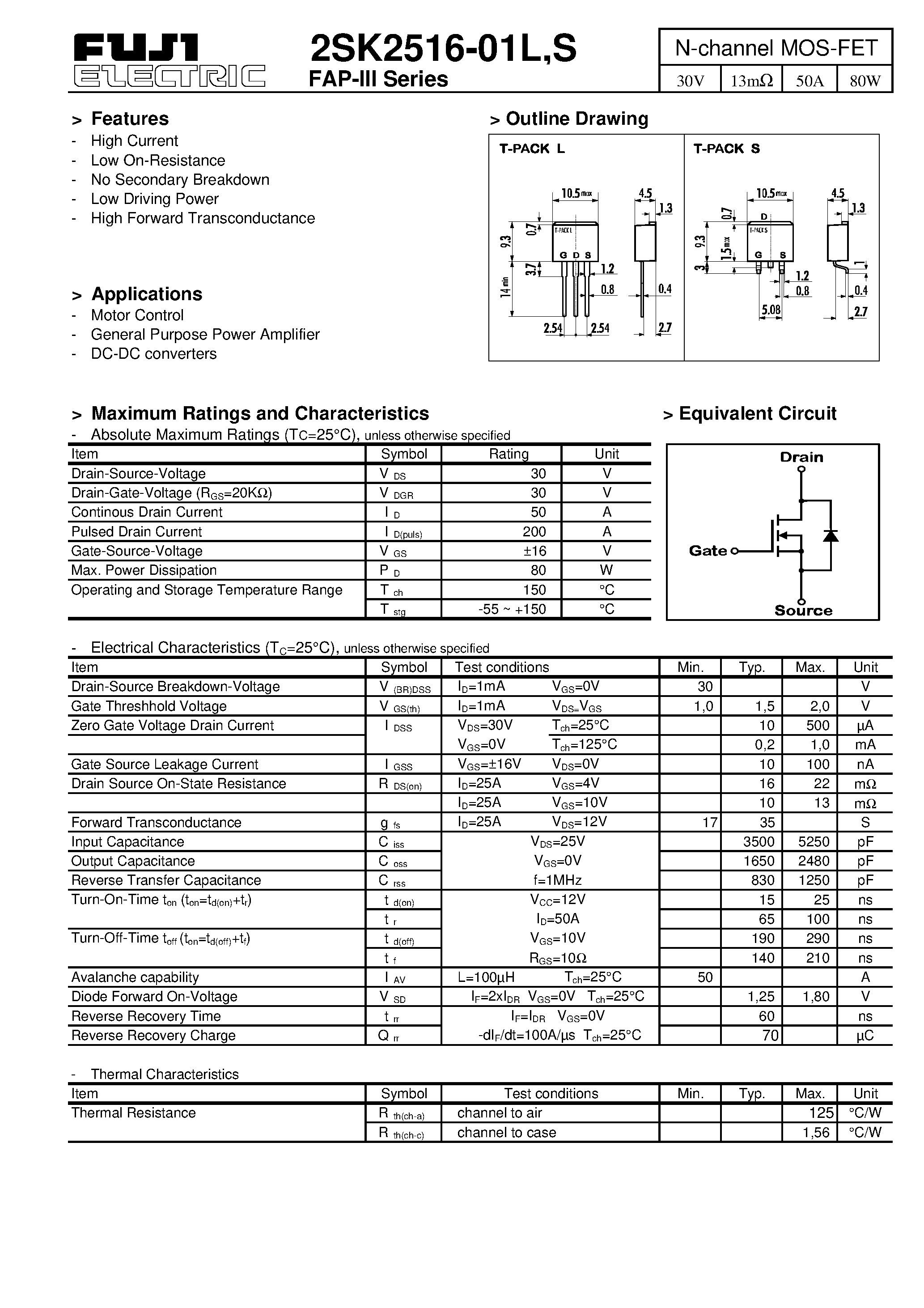datasheet-fet