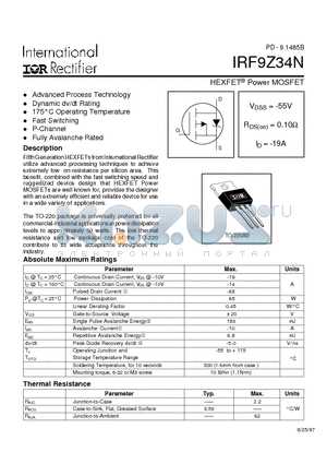 irf9z24n-datasheet