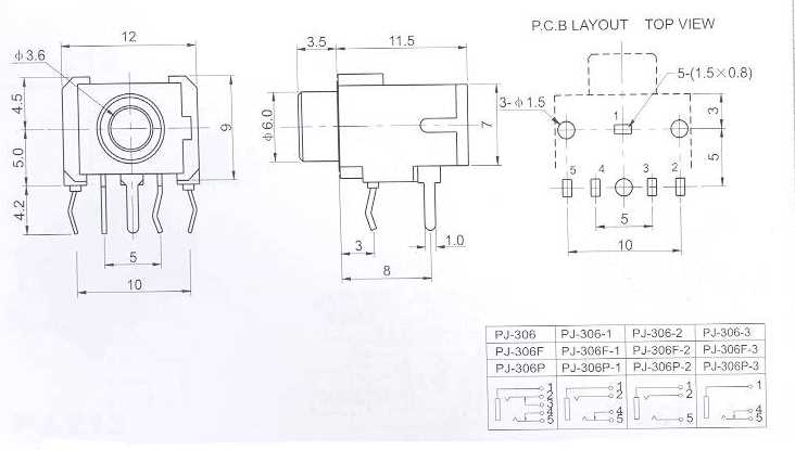 pj-307-datasheet
