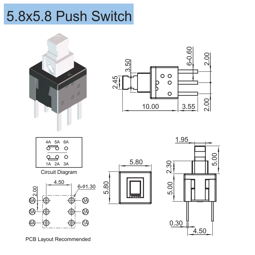 push-button-6-pin-datasheet