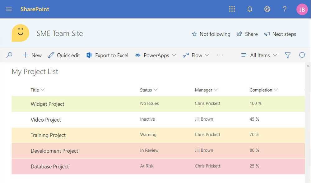 sharepoint-datasheet-view