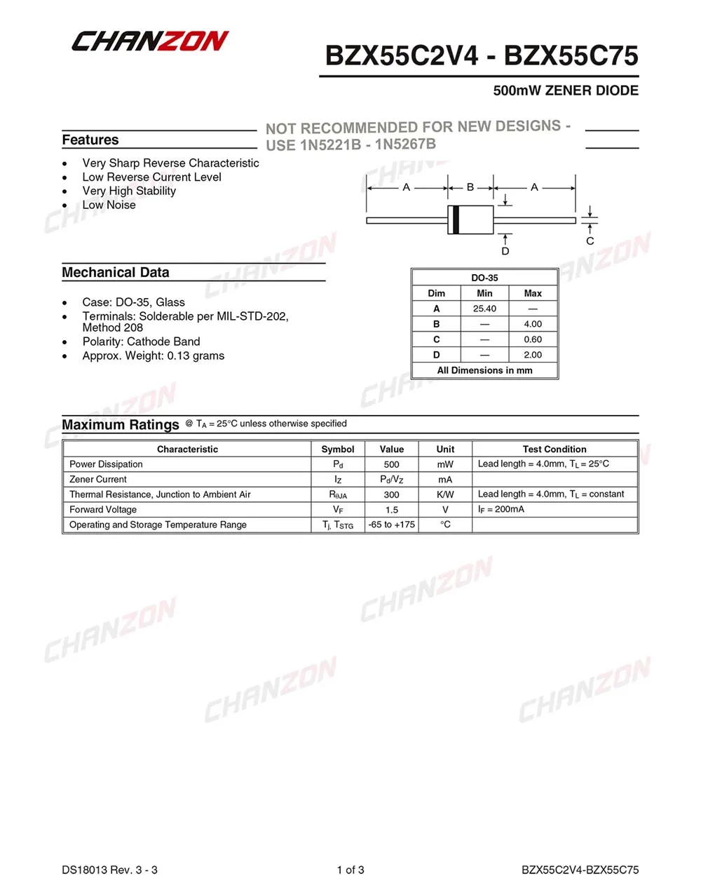 bzx55c5v1-datasheet bzx55c5v1-datasheet