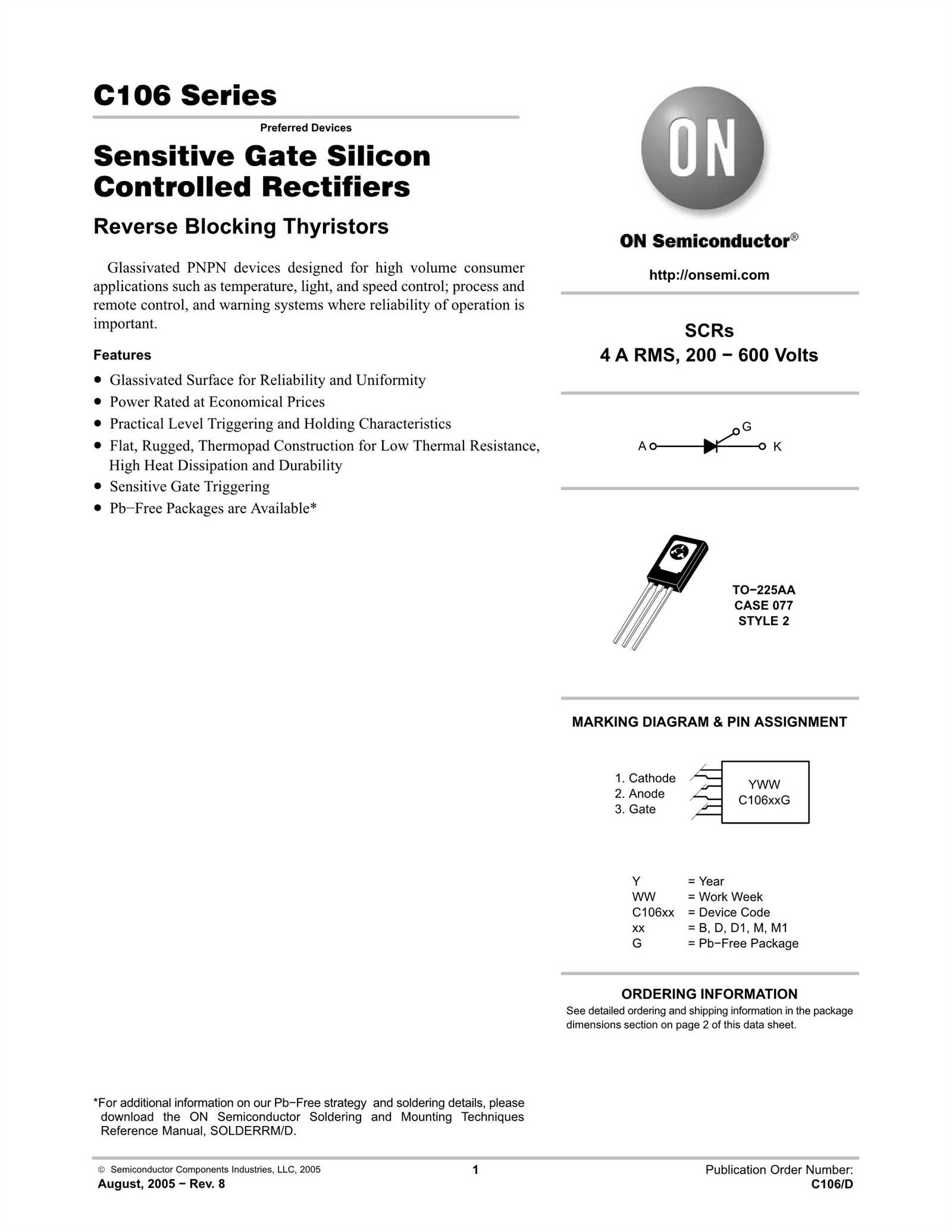 c106b1-scr-datasheet