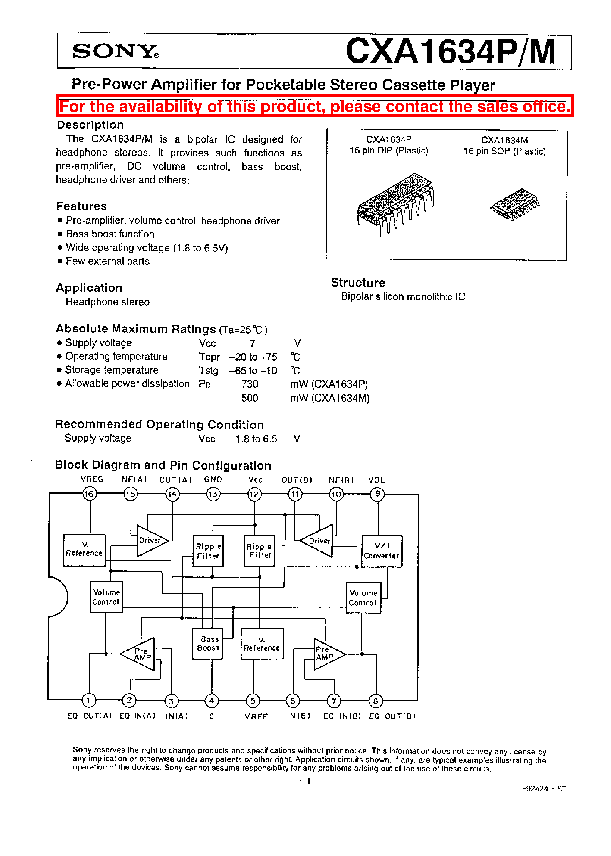 sony-datasheet