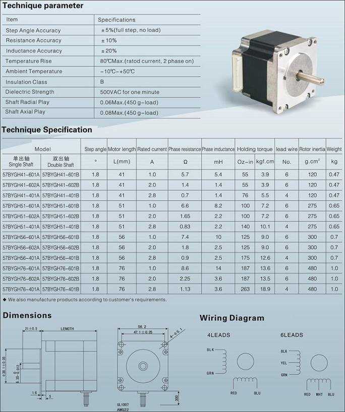 stepper-motor-nema-23-datasheet