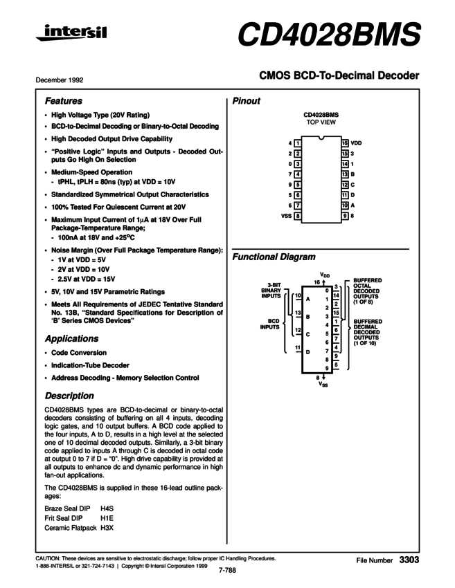 bcd-decoder-datasheet