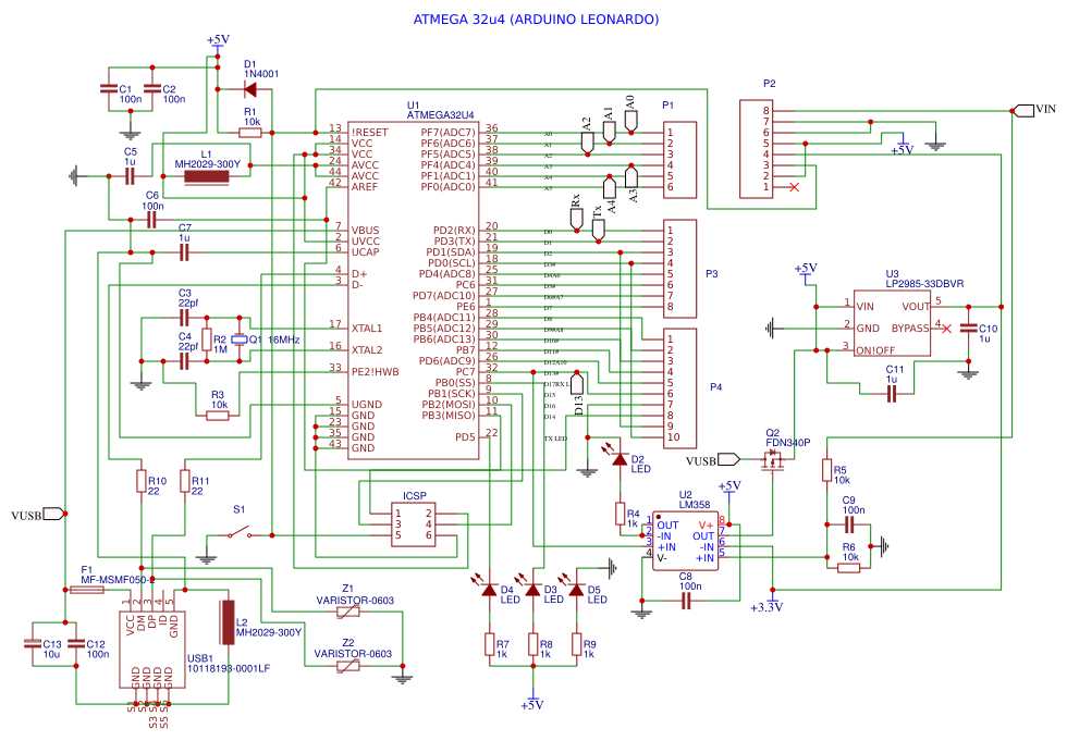 atmel-atmega32u4-datasheet