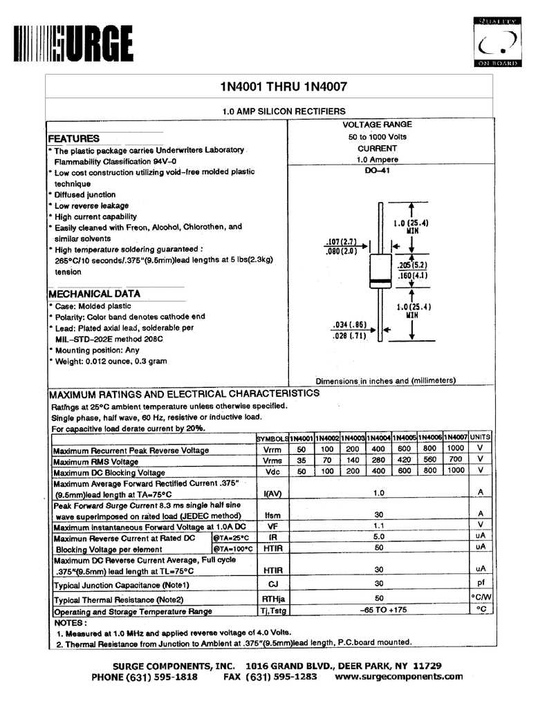 datasheet-4007