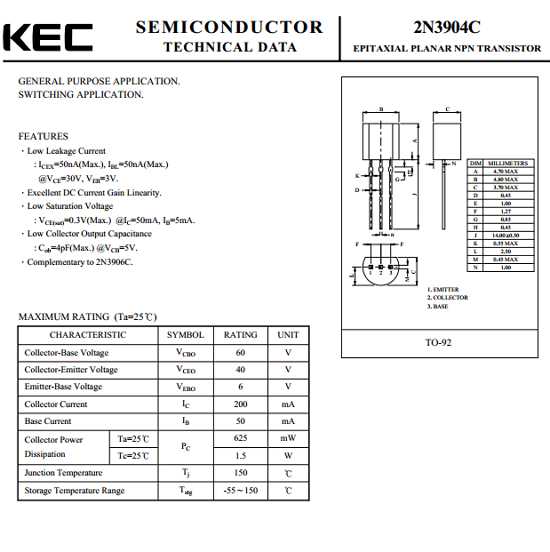 bjt-2n3904-datasheet