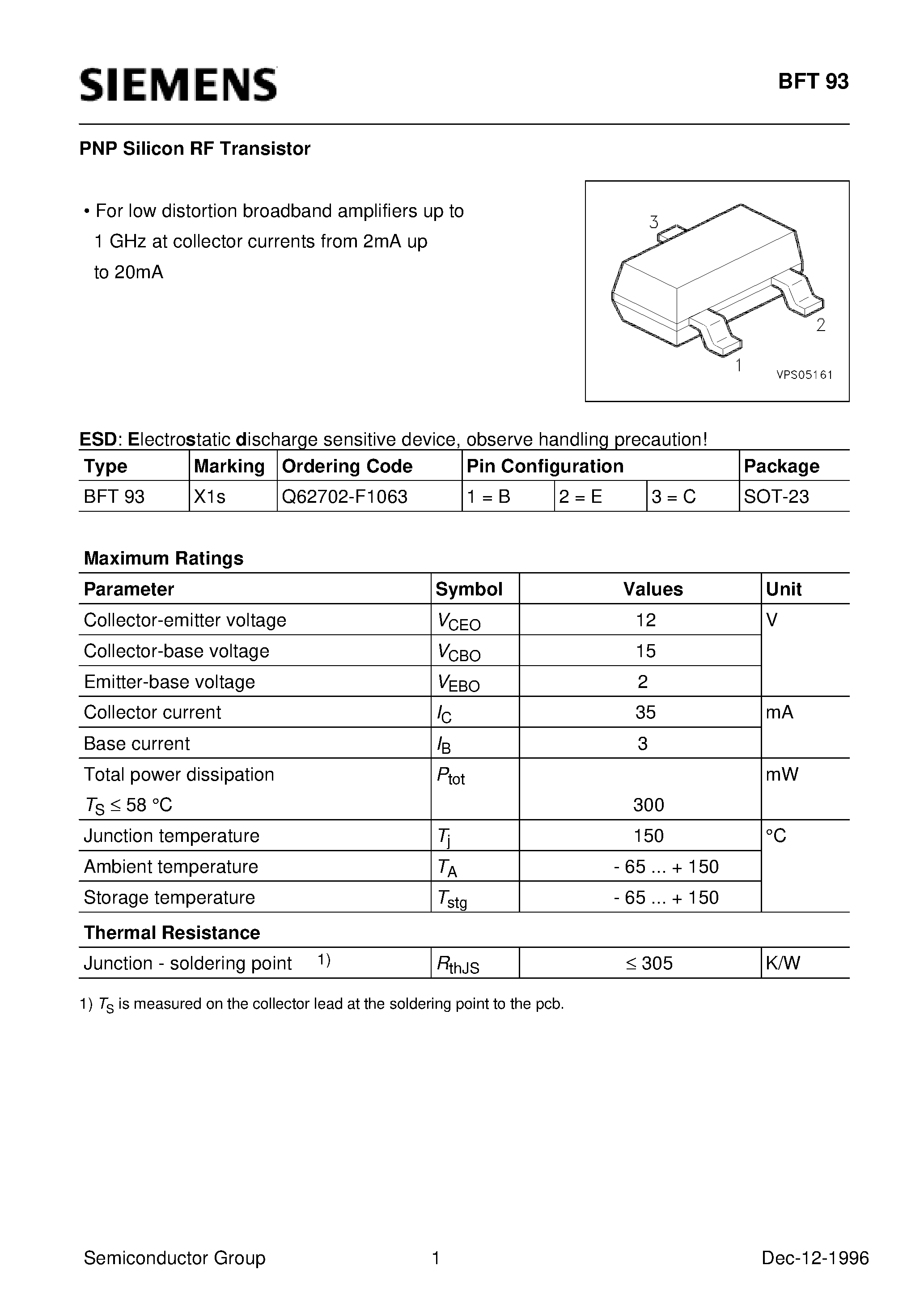 bft93-datasheet bft93-datasheet