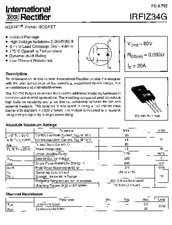 irf9520n-datasheet irf9520n-datasheet