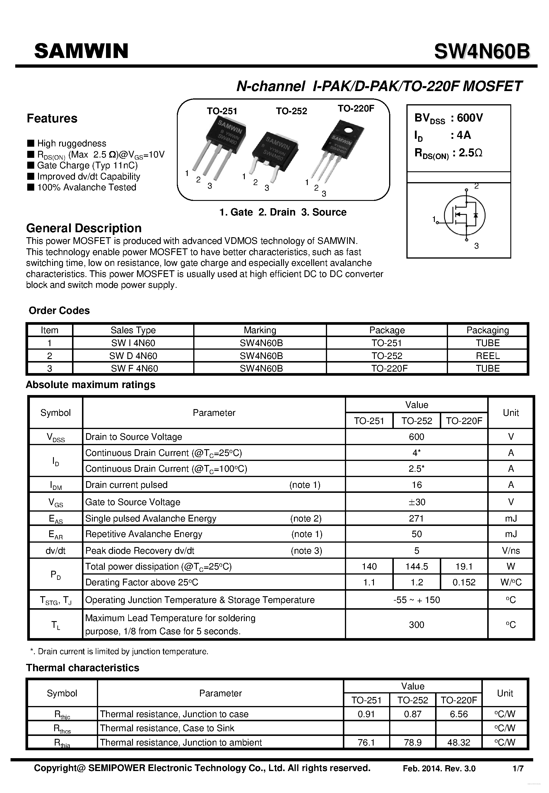 11n60-datasheet 11n60-datasheet