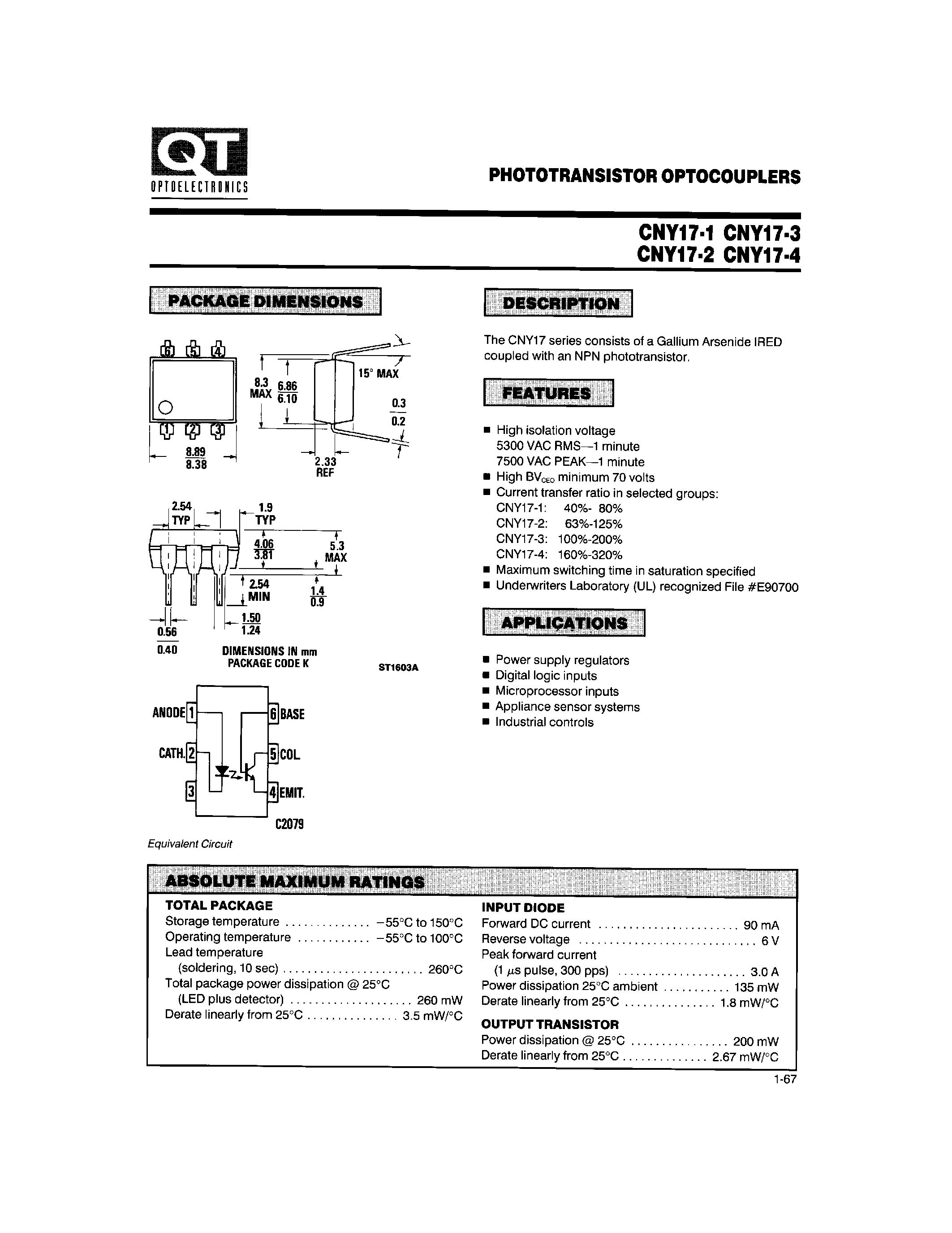 cny17f-1-datasheet