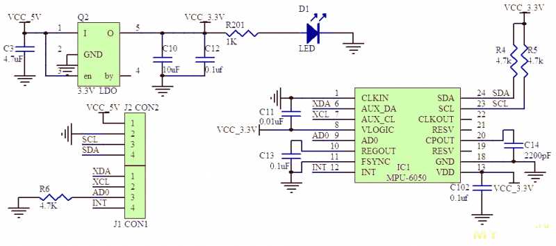 mpu6050-gy-521-datasheet