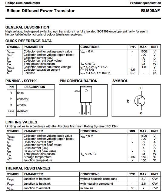 bu508-datasheet